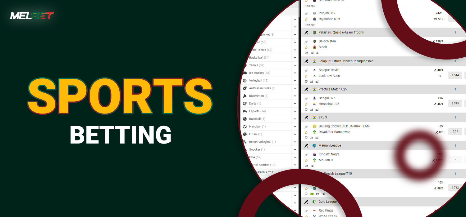 melbet is a sportsbook that offers a variety of sports and betting options