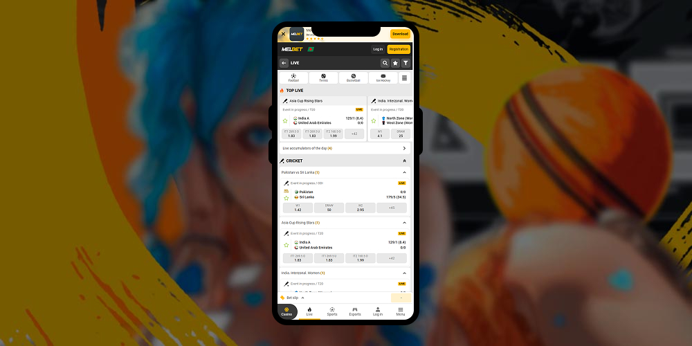 The official page for Melbet Casino.