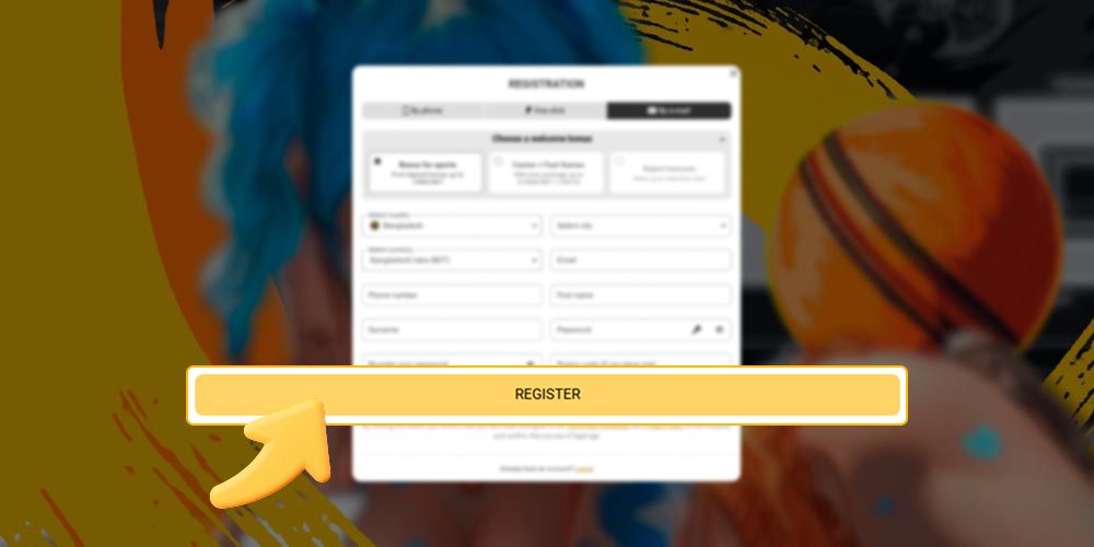 Click on registration to continue using the site.