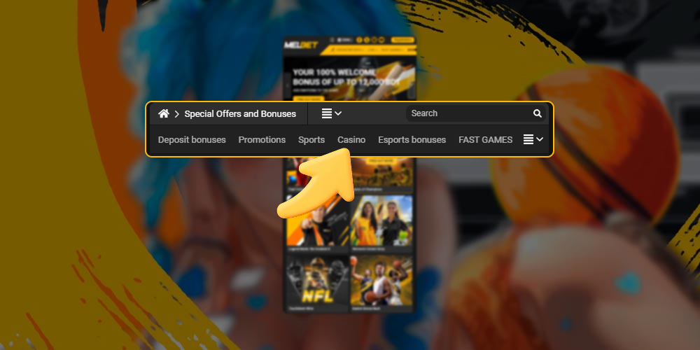 Start betting and playing in the Melbet app.