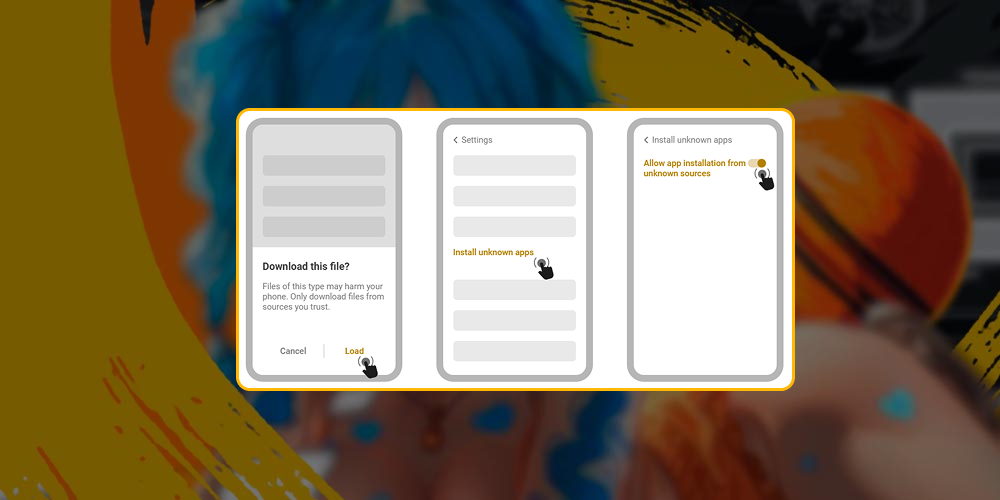 The process of installing and configuring the Melbet application.